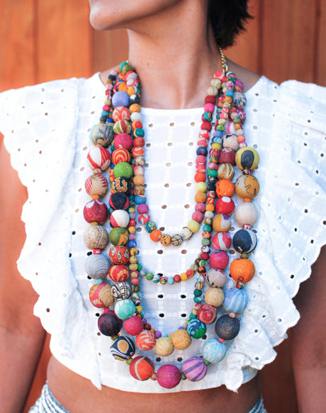 Kantha Beads Jewelry | Handmade