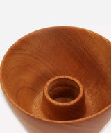 Mini Bowl Candle Holder - Mahogany - Set of 2