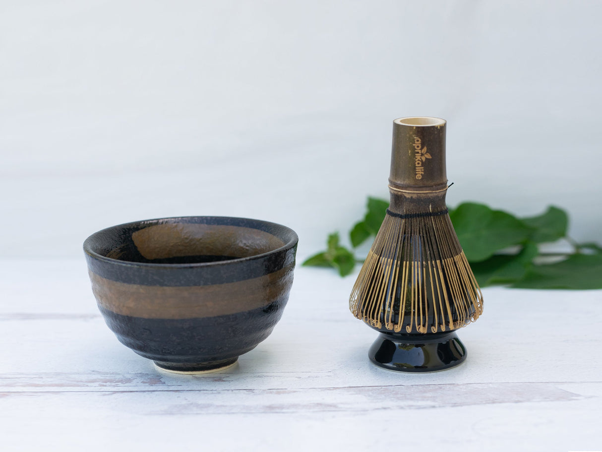 Dark Brown Matcha Set | Tea Ceremony