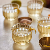 Kira Small Glass Cups - set of 4 - Sumiye Co