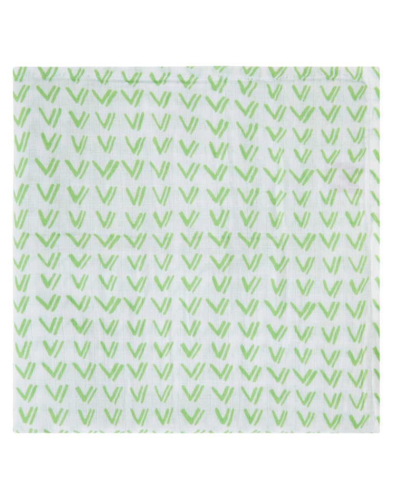 Organic Swaddle - Grass-3