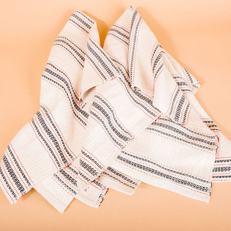 Mistari Striped Tea Towel 16 x 24" -  100% Organic Cotton | Kenya Handloom - Sumiye Co