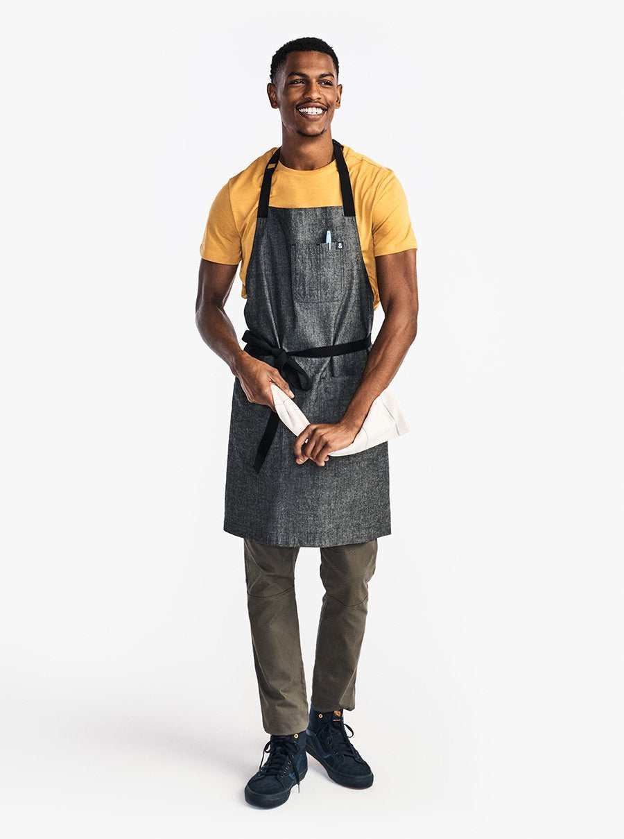 The Essential Apron - Peppercorn Grey - Sumiye Co