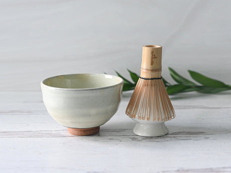 White Kohiki Matcha Set | Tea Ceremony - Sumiye Co