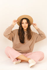 Hoodie "Taupe" by Moi Mili - Sumiye Co