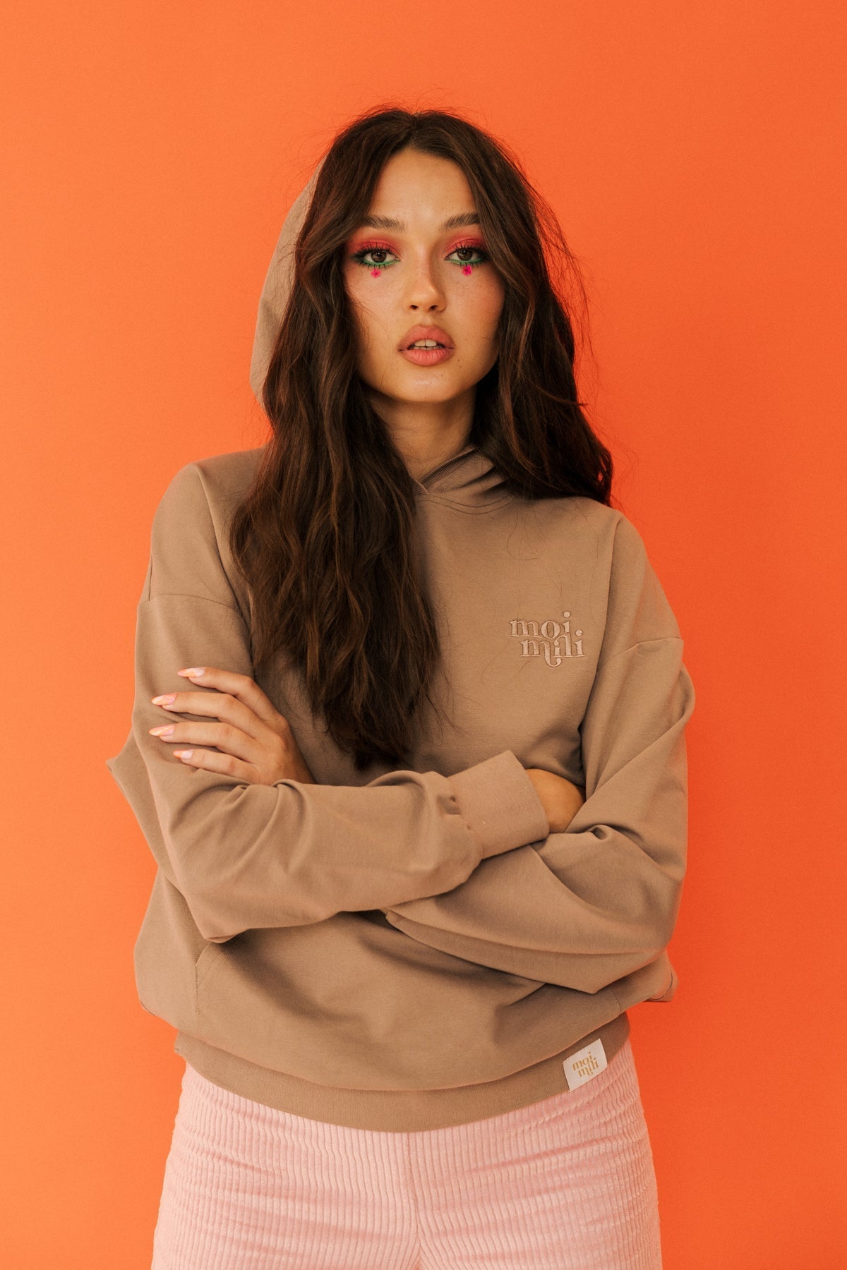 Hoodie "Taupe" by Moi Mili - Sumiye Co