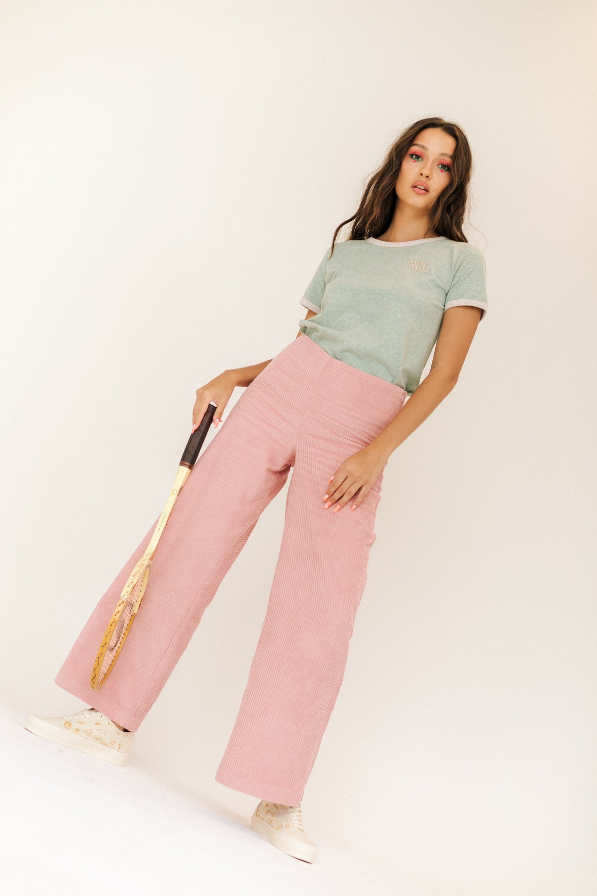 Trousers DAISY "Pink" by Moi Mili - Sumiye Co