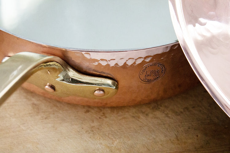 Copper Large Sauté Pan | Vintage French Inspired