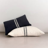 Hugh Lumbar Throw Pillow - Black - Sumiye Co