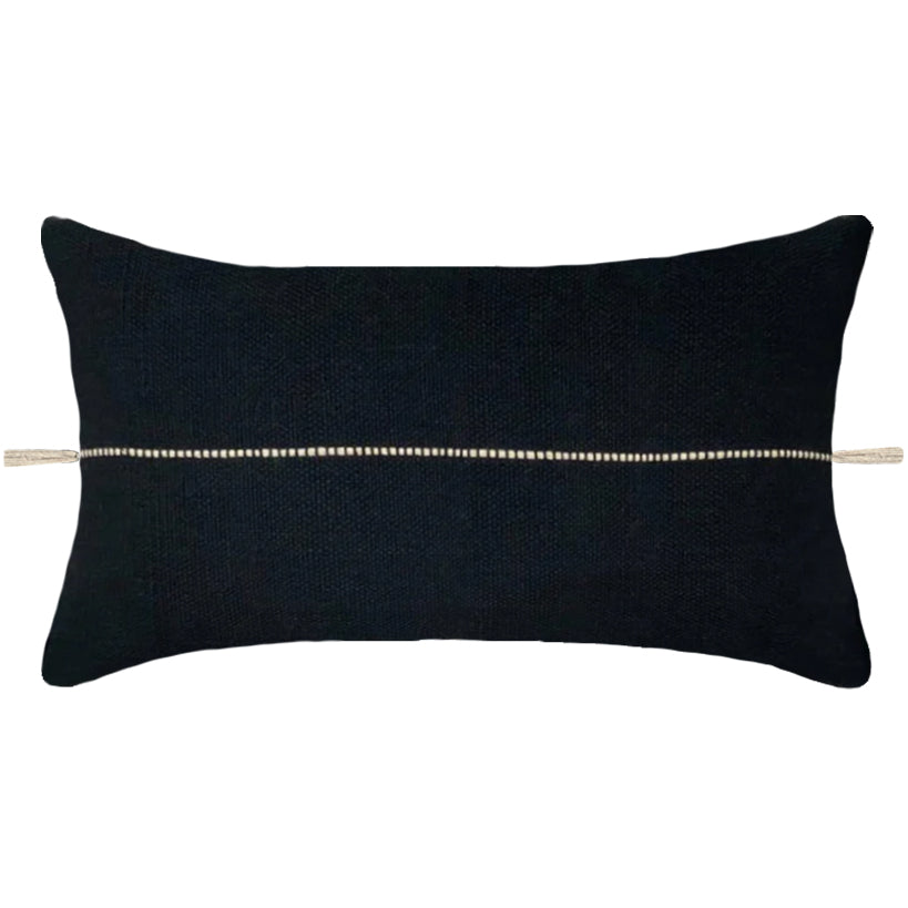 Almohada lumbar Minerva - Negro