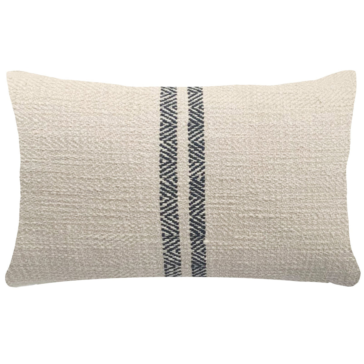 Hugh Lumbar Throw Pillow - Cream