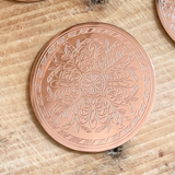 Copper Coasters Set (Set of 4) | Vintage Inspired - Sumiye Co