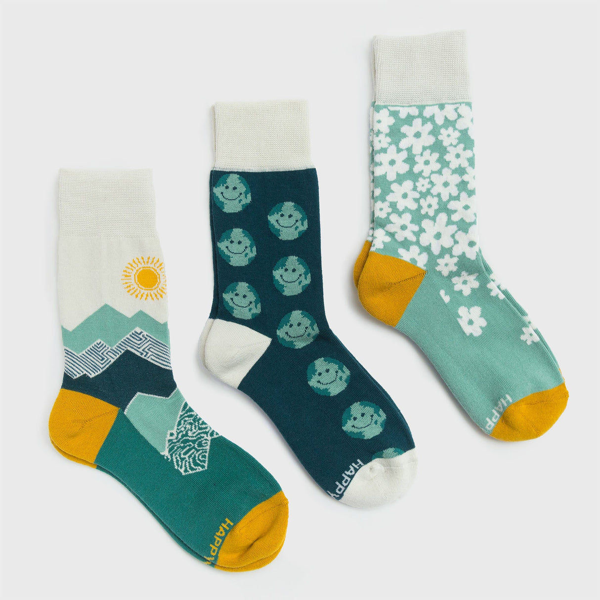 Sunshine Socks - Set of 3 - Sumiye Co