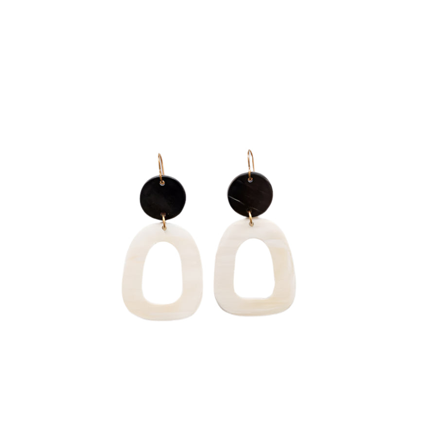 Open Oblong Earrings | Ethically Made