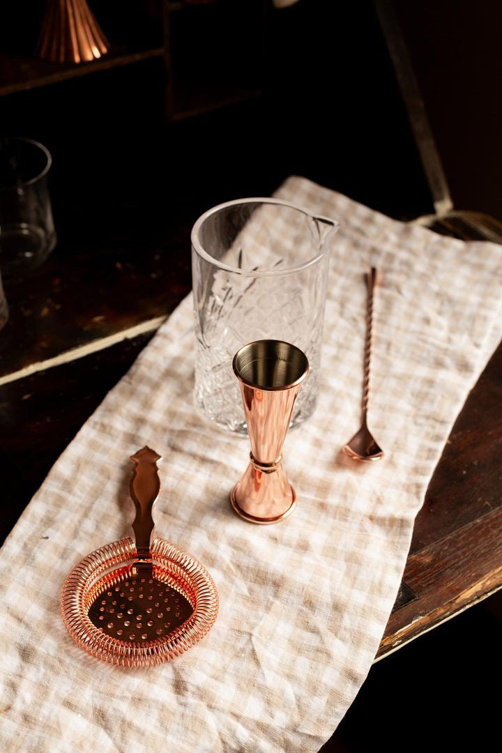 Copper & Glass Barware Set | Vintage Inspired