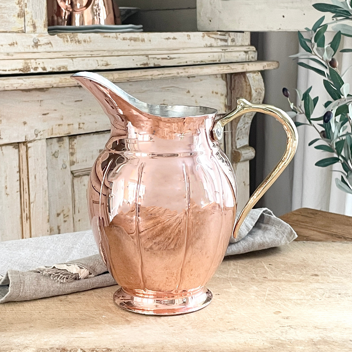 Copper Large Pitcher | Vintage Inspired - Sumiye Co