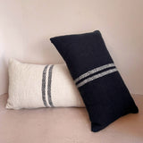 Hugh Lumbar Throw Pillow - Black