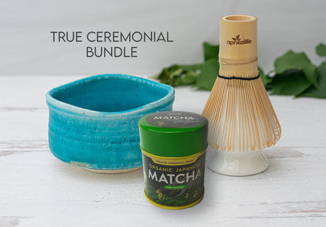 Cuenco para té matcha azul Iguchi | Ceremonia del té