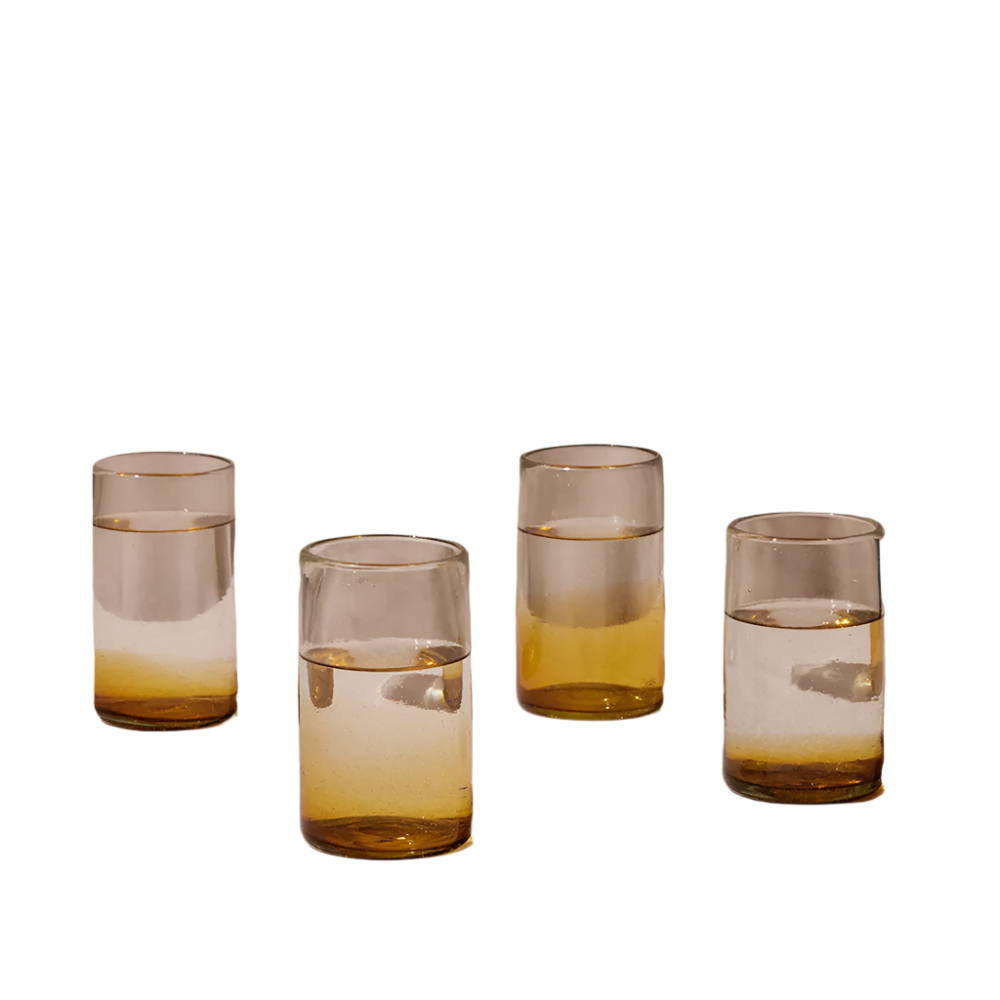 Sofia HB Ombre Effect Glass - Set of 4 | Artisan Made - Sumiye Co