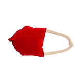 Eco-Friendly Red Barn Dog Chew Toy - Durable Vegan Leather-3