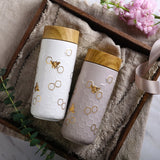 Ceramic Travel Mug | Honey Bee - Hand Painted Gold (12 oz)-23