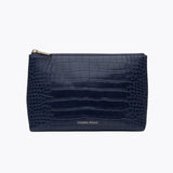 The Snacker - Navy Croc | Designer Lunch Bags & Totes