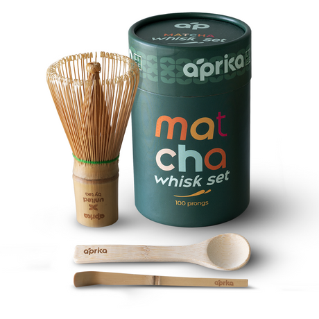 Juego de batidor de bambú para matcha