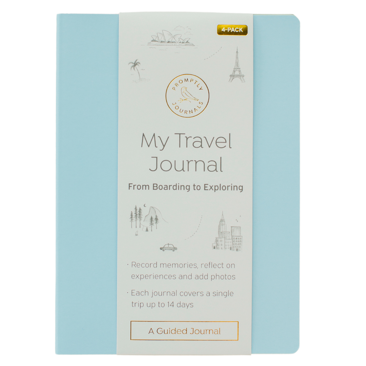 My Travel Journal (4 Pack) - Santorini - Sumiye Co