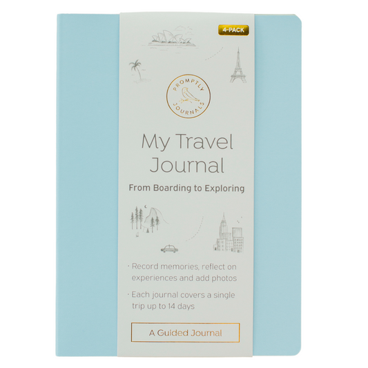 My Travel Journal (4 Pack) - Santorini by Promptly Journals