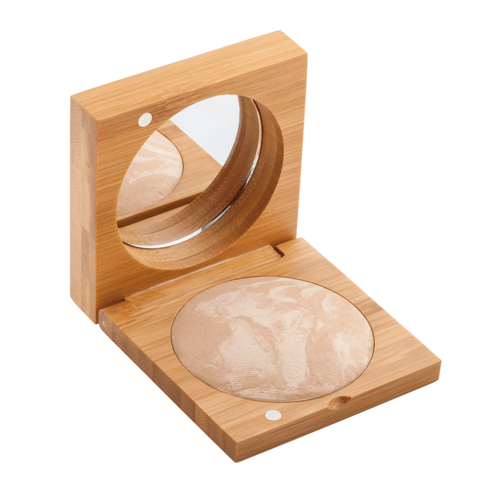 Base de maquillaje ligera horneada