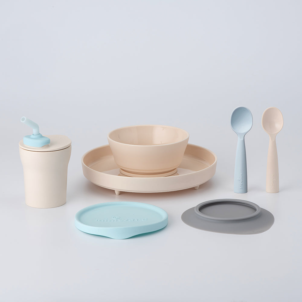 Little Foodie Meal Set - Vanilla + Aqua