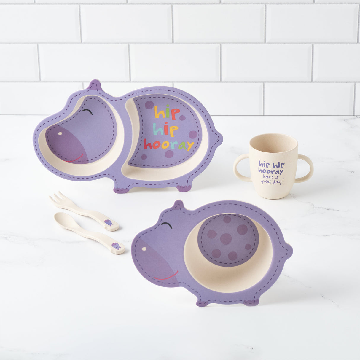 Harley Hippo Shaped Dinner Set - Sumiye Co