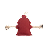 Sustainable Fire Hydrant Canvas & Jute Chew Toy for Dogs-2