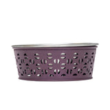 Eco-Friendly Stainless Steel Farmhouse Dog Bowl - Plum Wine (16oz)-2