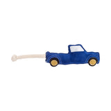 Blue Pickup Truck Dog Toy – Crafted from Vegan Leather!-2