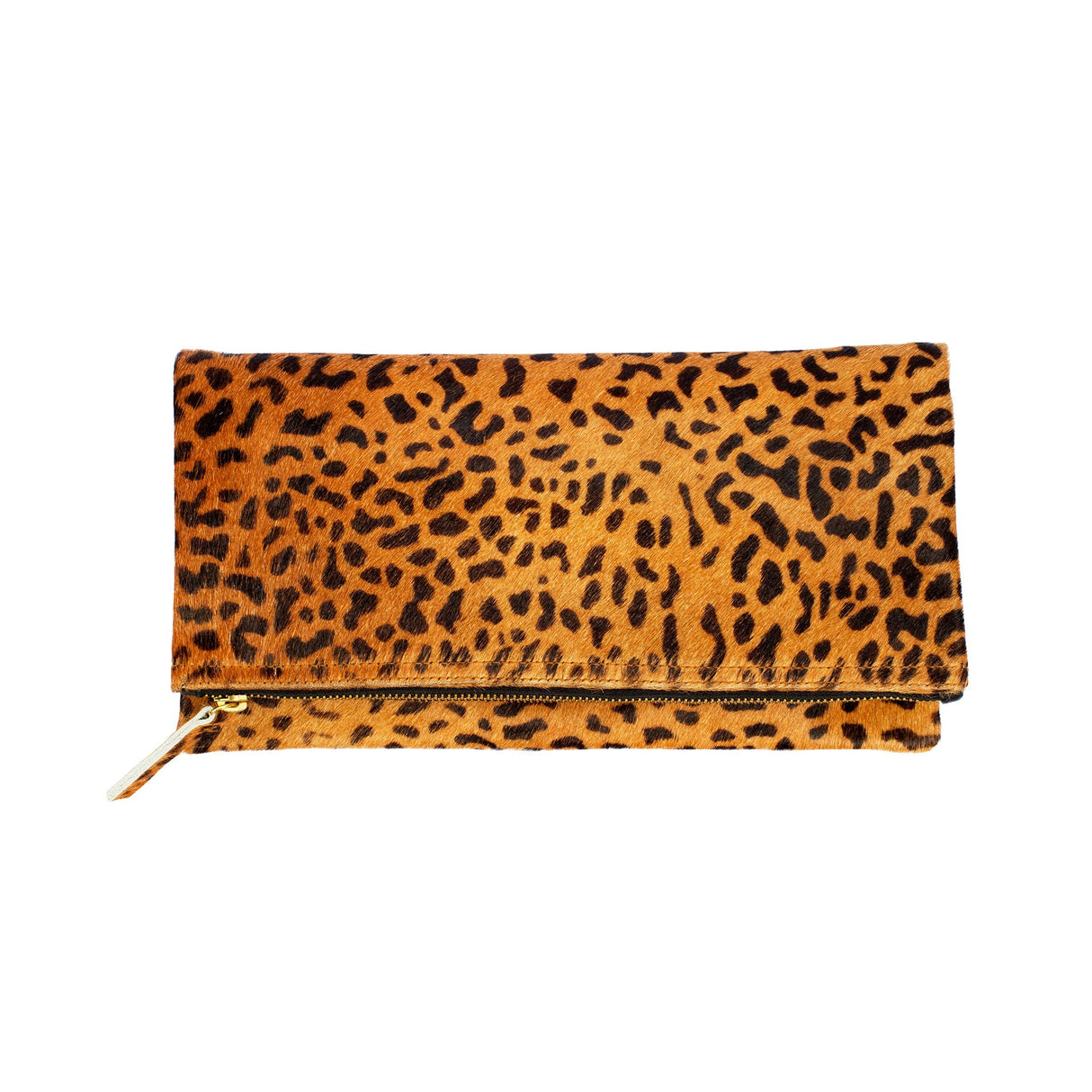 Leopard Print Leather Clutch | Ethically Sourced Hides