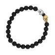 Onyx Gold SIlver Como Bracelet - Sumiye Co