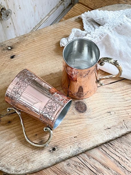 Copper Tankard Mug (Set of 2) | Vintage Inspired