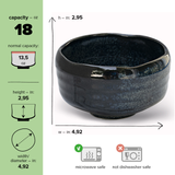 Indigo Glaze Matcha Bowl | Tea Ceremony - Sumiye Co