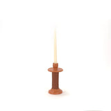 Alcantara-Frederic Leather-Wrapped Candle Holder | Morocco - Sumiye Co