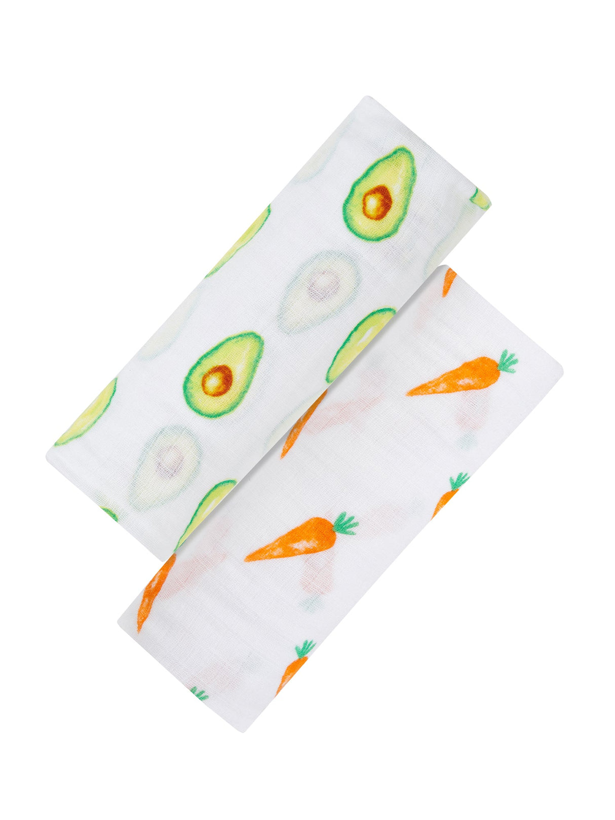 Organic Swaddle Set - First Foods (Avocado & Carrot)-0