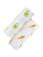 Organic Swaddle Set - First Foods (Avocado & Carrot)-0