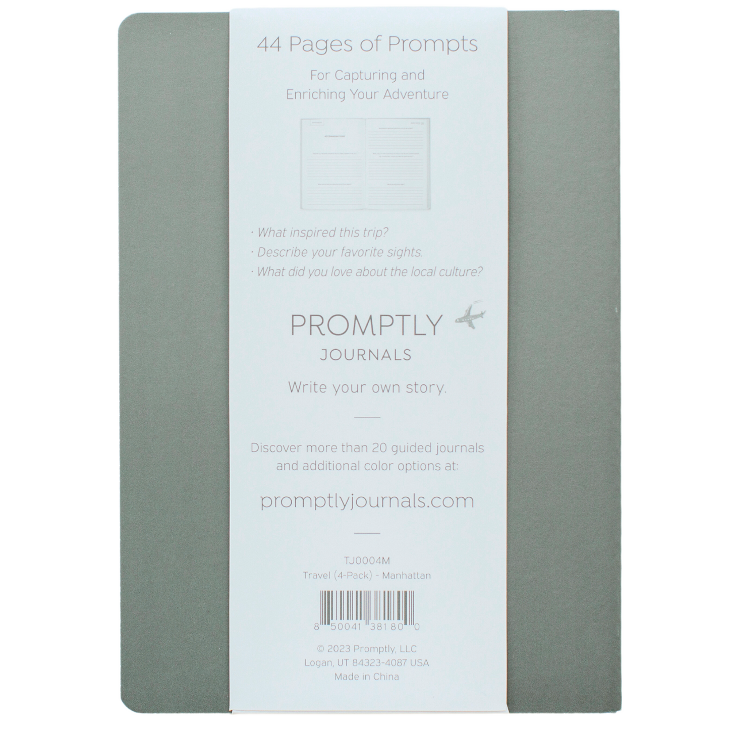 My Travel Journal (4 Pack) - Manhattan by Promptly Journals