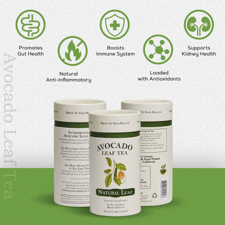 2 Pack Avocado Leaf Tea Natural