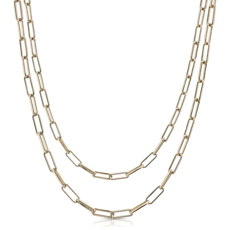 4mm Double Elongated Link Mask Chain - Sumiye Co