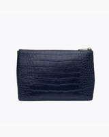 The Snacker - Navy Croc | Designer Lunch Bags & Totes