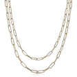 4mm Double Elongated Link Chain Necklace - Sumiye Co