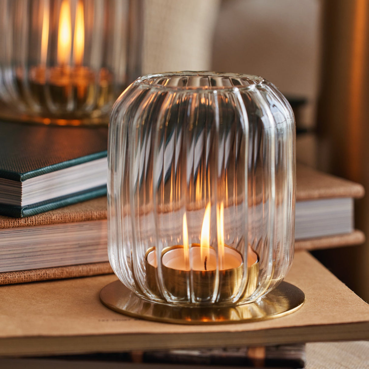 Kira Glass Lantern - set of 2