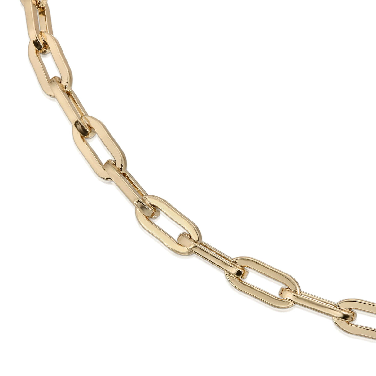 3.5mm Medium Link Chain Anklet - Sumiye Co