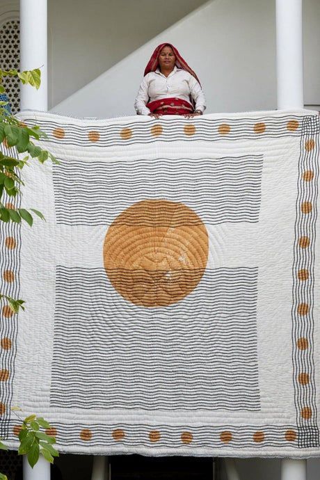 Ascension Quilt (Reversible) | Artisanal Handmade Bedding Sets